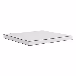 VidaXL 373038, Dimensione Super king, High density foam mattress, Medio, Nero, Bianco, Poliestere, Schiuma