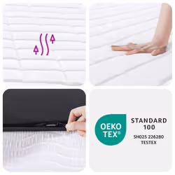VidaXL 373040 materasso Singolo/Grandezza intera High density foam mattress - Vista aggiuntiva 8
