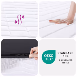 VidaXL 373050 materasso Singolo/Grandezza intera High density foam mattress - Vista aggiuntiva 6
