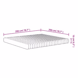 VidaXL 373055 materasso Singolo/matrimoniale High density foam mattress - Vista aggiuntiva 8