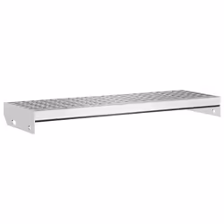 Gradino in Griglia 70x24x7 cm Acciaio Zincatocod mxl 107667 - Vista aggiuntiva 2