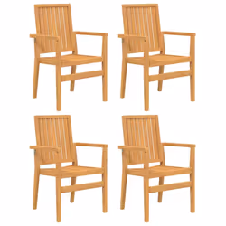 Set da Pranzo per Giardino 5 pz in Legno Massello di Teakcod mxl 117984 - Vista aggiuntiva 3