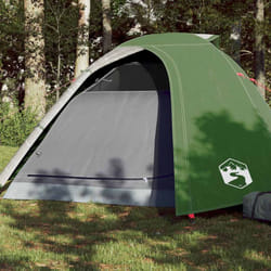 vidaXL Tenda da Campeggio a Cupola per 4 Persone Verde Impermeabile