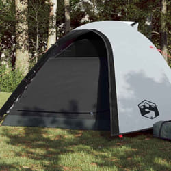 vidaXL Tenda Campeggio a Cupola 4 Persone Bianca Tessuto Impermeabile