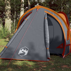 Vidaxl - Tenda da Campeggio a Cupola 2 Persone Grigio e Arancione 387047