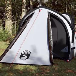 Questa tenda da campeggio dall'aspetto moderno vi protegge dalle intemperie e vi offre un posto confortevole durante qualsias ...