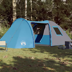 Tendada Campeggio per 6 Persone Blu Impermeabilecod mxl 112988 - Vista aggiuntiva 3
