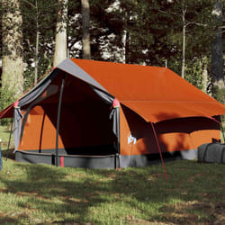Vidaxl - Tenda per 2 Persone Grigia Arancione 193x122x96cm Taffetà 185T