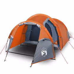 Tendada Campeggio 2 Persone Grigio e Arancione Impermeabilecod mxl 86543 - Vista aggiuntiva 2