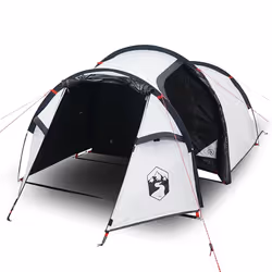TendaCampeggio 3 Persone Bianca Tessuto Oscurante Impermeabilecod mxl 134539 - Vista aggiuntiva 2