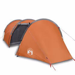 Tendada Campeggio 4 Persone Grigio e Arancione Impermeabilecod mxl 114057 - Vista aggiuntiva 2