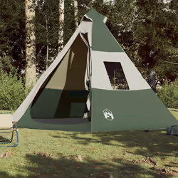 Tendada Campeggio per 7 Persone Verde Impermeabilecod mxl 114061 - Vista aggiuntiva 3