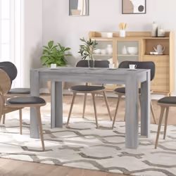 Aggiungete un tocco di stile minimalista e di fascino elegante alla vostra cucina o sala da pranzo con questo tavolo! Materia ...