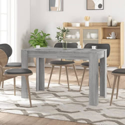 Vidaxl - Tavolo da Pranzo Grigio Sonoma 120x60x76 cm Legno Multistrato 66170