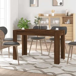 Vidaxl - Tavolo da Pranzo Rovere Marrone 120x60x76 cm Legno Multistrato 21669