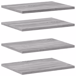 Mensole Parete 4pz Grigio Sonoma 40x30x1,5cm Legno Multistratocod mxl 111567 - Vista aggiuntiva 2