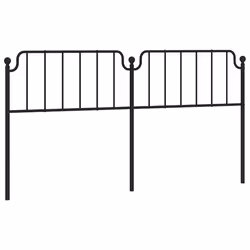 VidaXL 373924, Nero, Acciaio, 193 cm, 1980 mm, 102 cm, 40 mm