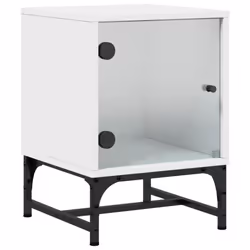 VidaXL 836519 comodino Bianco - Vista aggiuntiva 4