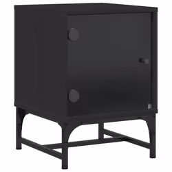 VidaXL 836521 comodino Nero - Vista aggiuntiva 4