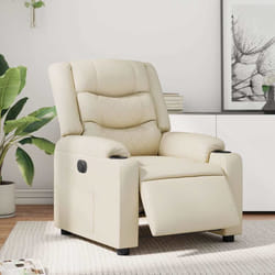 Poltrona Reclinabile Elettrica Crema in Similpellecod mxl 133089