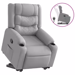VidaXL 3206573, Tessuto, Grigio, Schiuma, 110 kg, 770 mm, 930 mm