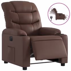 VidaXL 3206594, Ecopelle, Marrone, Schiuma, 110 kg, 755 mm, 930 mm