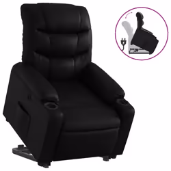 VidaXL 3206599, Ecopelle, Nero, Schiuma, 110 kg, 755 mm, 930 mm