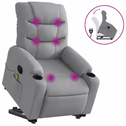 VidaXL 3206654, Tessuto, Grigio, Schiuma, 110 kg, 755 mm, 930 mm