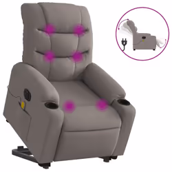 VidaXL 3206661, Tessuto, Grigio talpa, Schiuma, 110 kg, 755 mm, 930 mm
