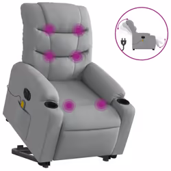 VidaXL 3206663, Tessuto, Grigio, Schiuma, 110 kg, 755 mm, 930 mm