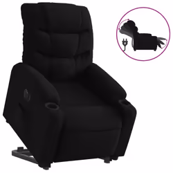 VidaXL 3206665, Tessuto, Nero, Schiuma, 110 kg, 755 mm, 930 mm