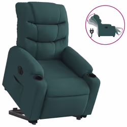 VidaXL 3206669, Tessuto, Verde, Schiuma, 110 kg, 755 mm, 930 mm
