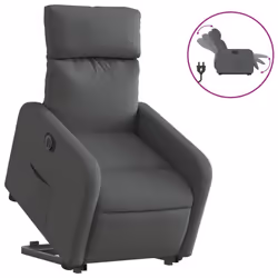 VidaXL 3206718, Tessuto, Grigio, Schiuma, 110 kg, 50 cm, 55,5 cm