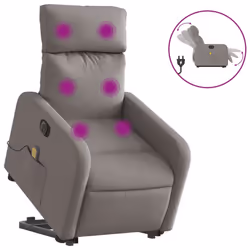 VidaXL 3206733, Tessuto, Grigio talpa, Schiuma, 110 kg, 50 cm, 55,5 cm