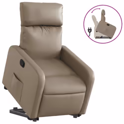 VidaXL 3206755, Ecopelle, Cappuccino, Schiuma, 110 kg, 50 cm, 55,5 cm