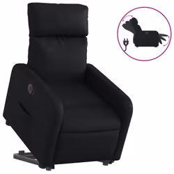 VidaXL 3206763, Ecopelle, Nero, Schiuma, 110 kg, 50 cm, 55,5 cm