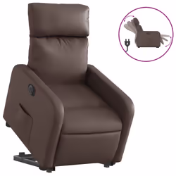 VidaXL 3206765, Ecopelle, Marrone, Schiuma, 110 kg, 50 cm, 55,5 cm