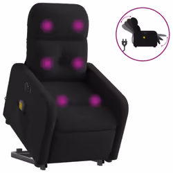 VidaXL 3206806, Tessuto, Nero, Schiuma, 110 kg, 660 mm, 890 mm