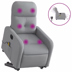 VidaXL 3206813, Tessuto, Grigio, Schiuma, 110 kg, 660 mm, 890 mm