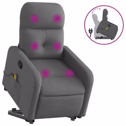 VidaXL 3206814, Tessuto, Grigio, Schiuma, 110 kg, 660 mm, 890 mm