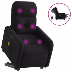 VidaXL 3206824, Tessuto, Nero, Schiuma, 110 kg, 660 mm, 890 mm