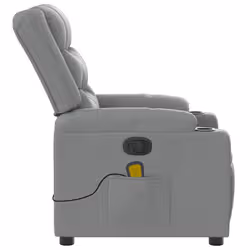 VidaXL 3206835 sedia massaggiante elettrica Grigio chiaro Tessuto - Vista aggiuntiva 8