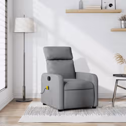 VidaXL 3206863 sedia massaggiante elettrica Grigio chiaro Tessuto - Vista aggiuntiva 2