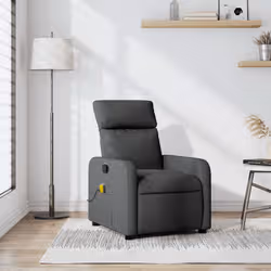 VidaXL 3206864 sedia massaggiante elettrica Grigio scuro Tessuto - Vista aggiuntiva 2