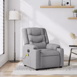 VidaXL 3206891 sedia massaggiante elettrica Grigio chiaro Tessuto - Vista aggiuntiva 2