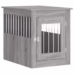 Gabbia Cani da Arredamento Grigio Sonoma 55x75x65cm Multistratocod mxl 132466 - Vista aggiuntiva 2