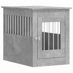 Gabbia Cani Arredamento Grigio Cemento 55x80x68cm Multistratocod mxl 108501 - Vista aggiuntiva 2