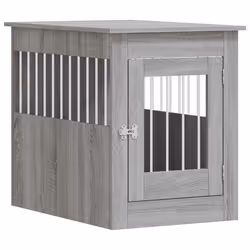 Gabbia Cani da Arredamento Grigio Sonoma 55x80x68cm Multistratocod mxl 132465 - Vista aggiuntiva 2