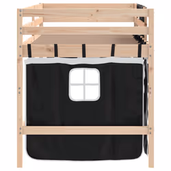 VidaXL 3206955 lettino per bambini Nero, Bianco Poliestere - Vista aggiuntiva 8