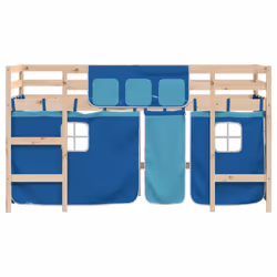 VidaXL 3206956 lettino per bambini Blu Poliestere - Vista aggiuntiva 5
